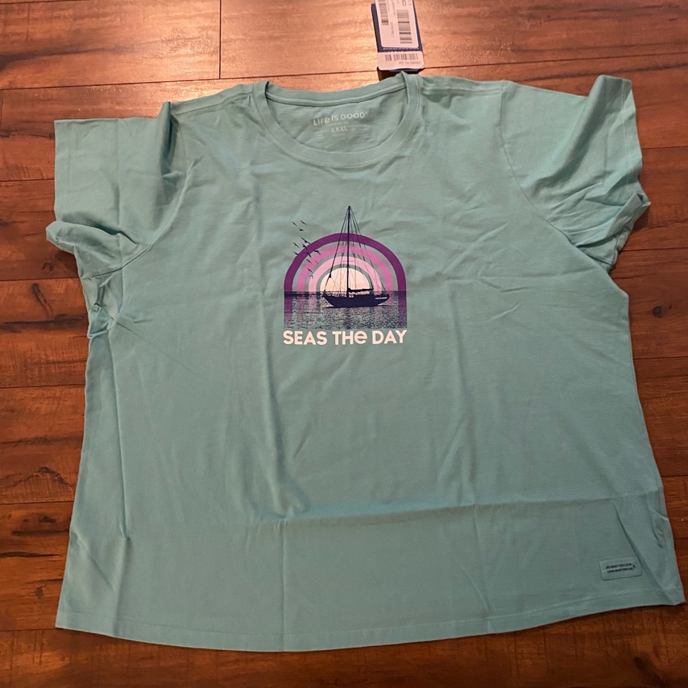 Life is good seas the day crusher tee